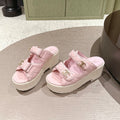 CC 26s Dad Platform Sandal Mule Light Pink Sheepskin 762873