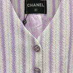 CC Refreshing Vest Purple White Polyester 215765
