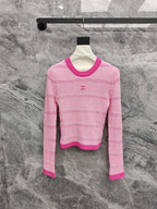 CC 25 Striped Sweater Tencel 283776