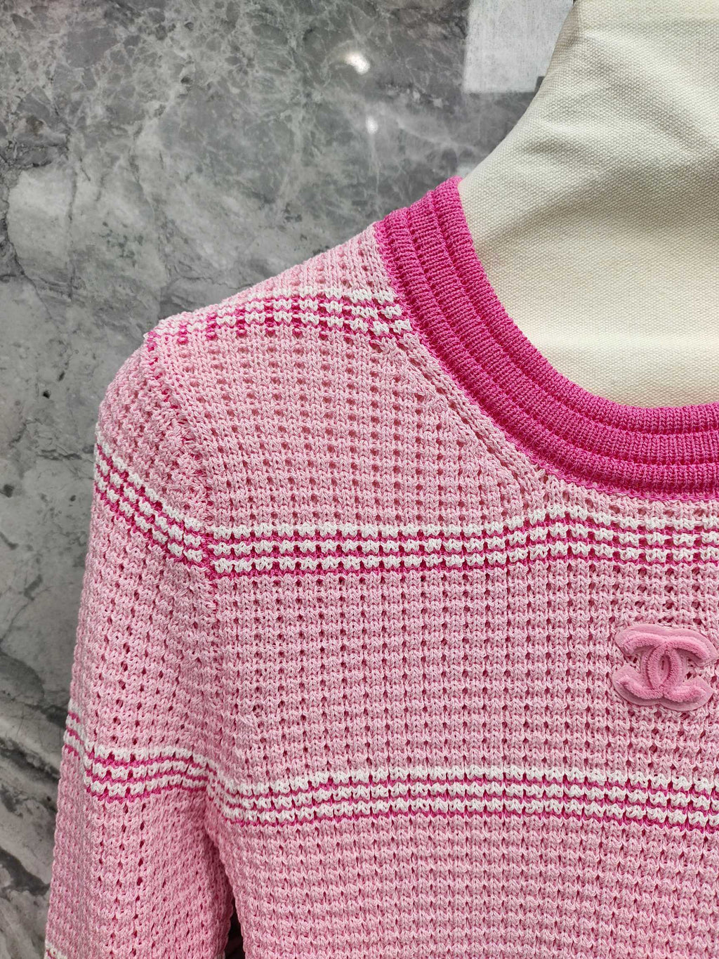 CC 25 Striped Sweater Tencel 283776