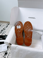 CC Moccasins 25mm In Caramel Glossy Lambskin 144647