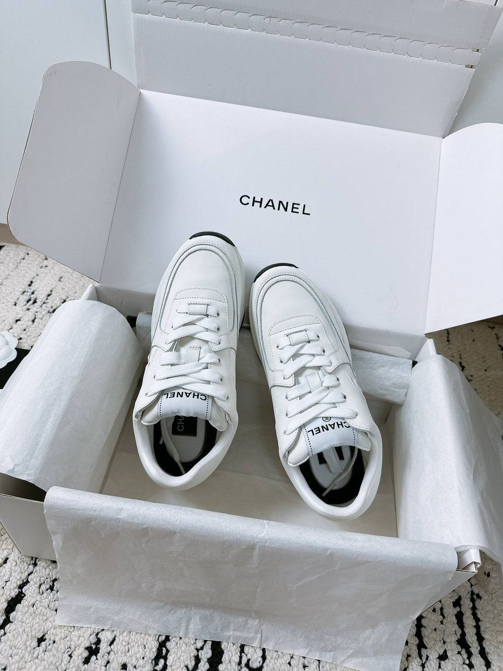 CC Sneaker 35mm In White Soft Cowhide 144702