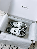 CC Sneaker 35mm In Black Mix White Soft Cowhide 144704