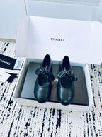 CC Mary Janes 15mm In Black Cowhide 144487