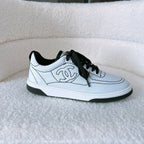 CC Sneaker In White Canvas Fabric 144501