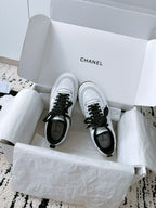 CC Sneaker In White Canvas Fabric 144501