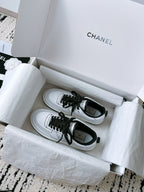 CC Sneaker In White Canvas Fabric 144501