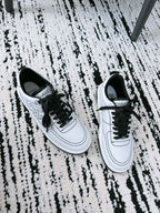 CC Sneaker In White Canvas Fabric 144501