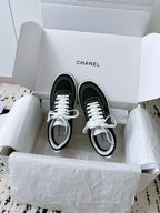 CC Sneaker In Black Canvas Fabric 144503