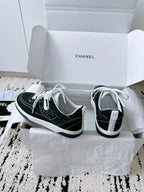 CC Sneaker In Black Canvas Fabric 144503