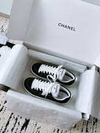 CC Sneaker In Black Canvas Fabric 144507