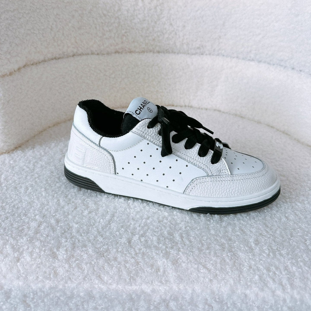 CC Sneaker In Black Cowhide 144509