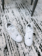 CC Sneaker In White Lambskin 144511