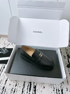CC Moccasins In Black Lambskin 144540