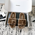 CC 25s Slippers 50mm Brown Wool 433604