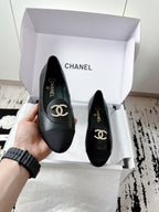 CC SS 2026 Pre Moccasin Black Calfskin 628282