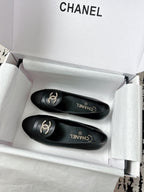 CC SS 2026 Pre Moccasin Black Calfskin 628282