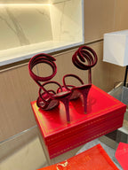 RC Sandals Red   Velvet Sheepskin 341989