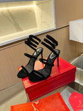 RC Sandals Black   Velvet Sheepskin 341992