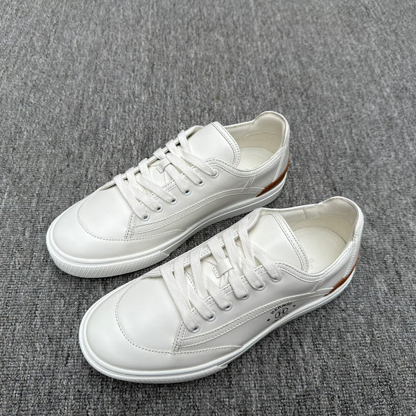 HM Men's Get Sneaker White Calfskin 336085