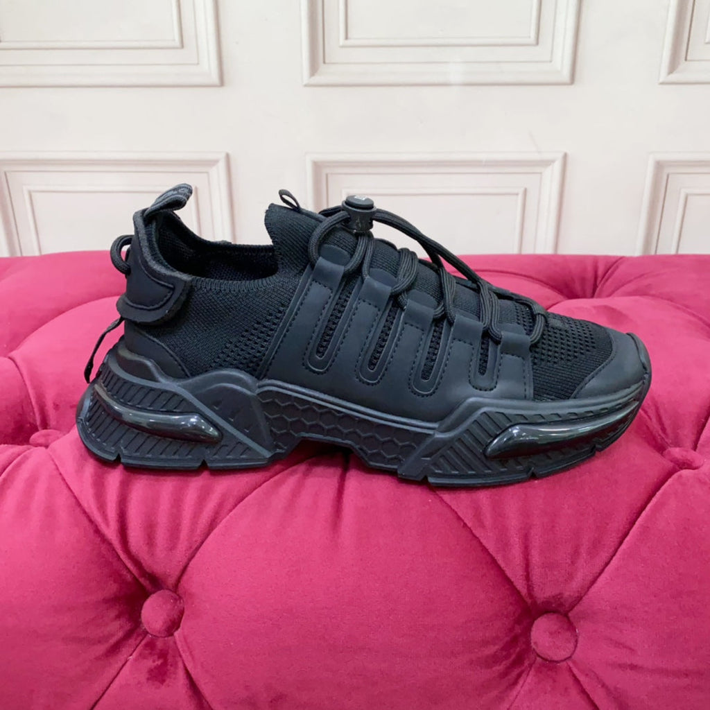 DC 24 Airmaster Sneakers Black Cowhide 947293