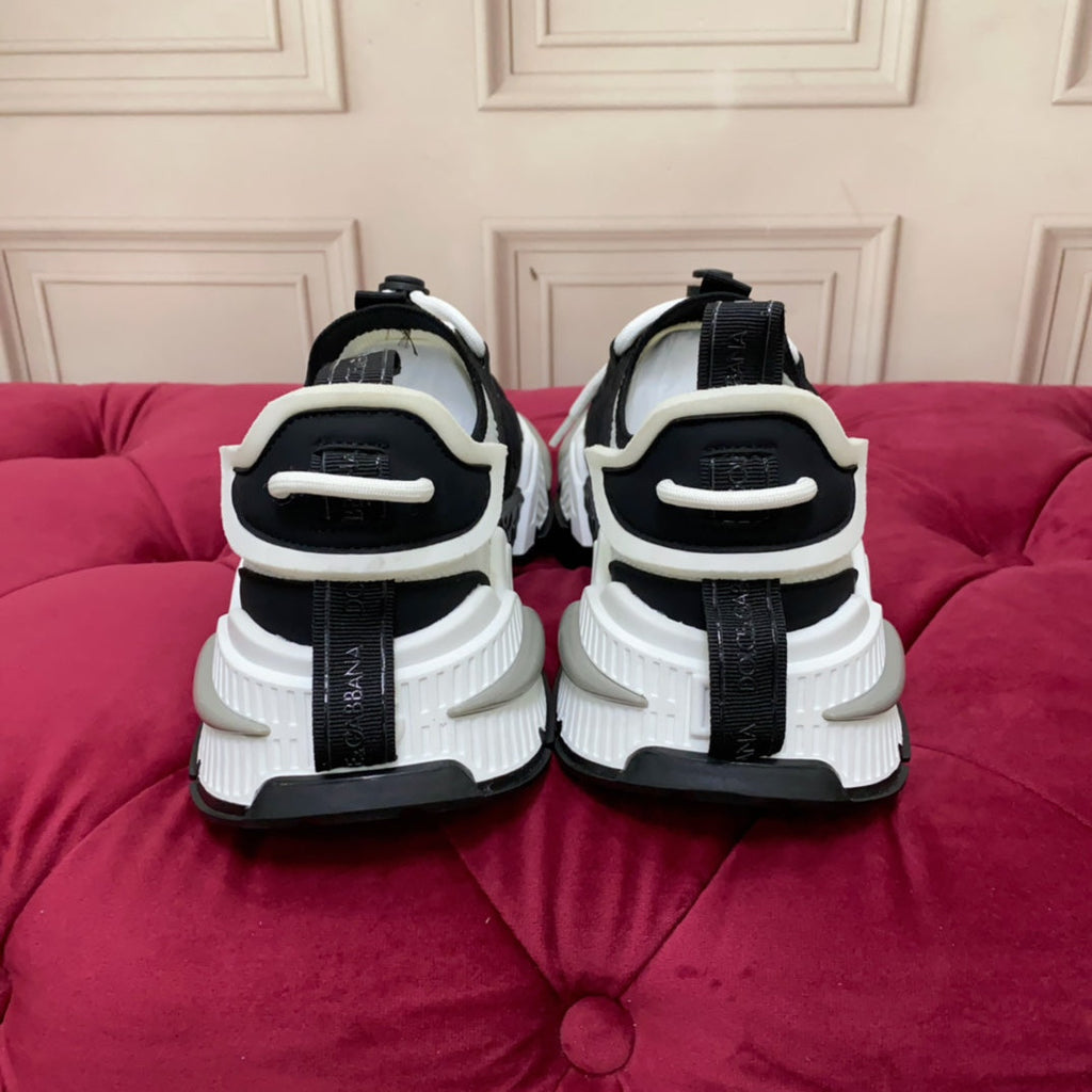 DC 24 Airmaster Sneakers White Black Cowhide 947301