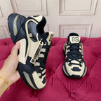 DC 24 Airmaster Sneakers Beige Black Cowhide 947305