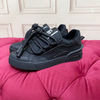DC 25 Casual Sports Shoes Black Cowhide & Mesh 232263