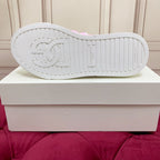 DC 25 Casual Sports Shoes White Pink Cowhide & Mesh 232259