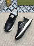 GG Men's Sneaker Black Sheepskin 524703