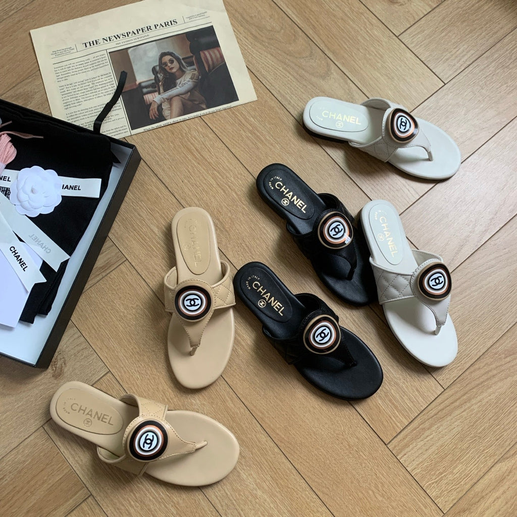 CC 25 Thong Slippers Multicolor   Custom Material 307013