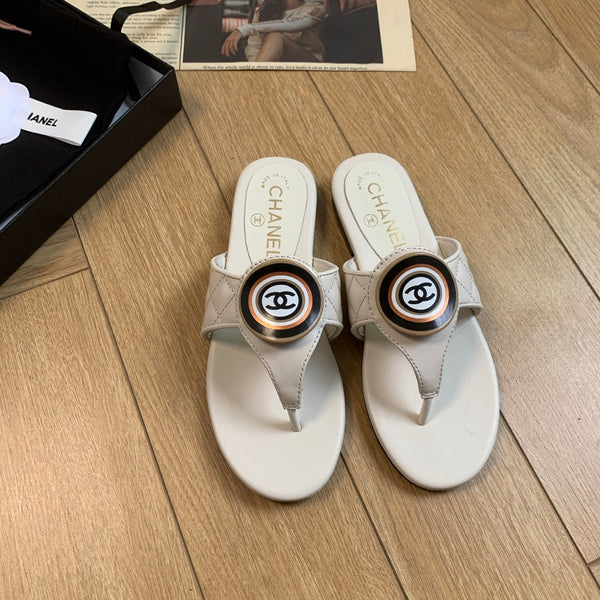 CC 25 Thong Slippers Multicolor   Custom Material 307013