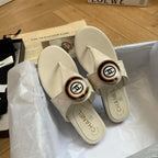 CC 25 Thong Slippers Multicolor   Custom Material 307013