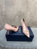 CD 26 High-Heeled 85 Pumps Light Pink Cowhide 594570