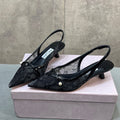 Jimmy 26 Amita Pump 45mm Black Mesh 682977