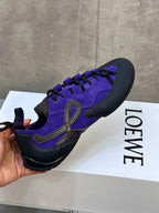 LOEW 26s Grip Sneaker Purple Suede Sheepskin 682760