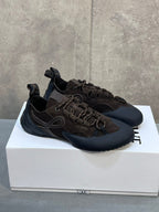 LOEW 26s Grip Sneaker Coffee Suede Sheepskin 682761