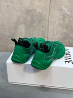 LOEW 26s Grip Sneaker Teal Green Suede Sheepskin 682762