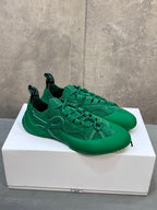LOEW 26s Grip Sneaker Teal Green Suede Sheepskin 682762