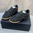 Chanel 26s Sneakers In Black Suede Quilted Cc Logo