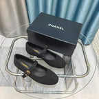 CC 25C Marry Janes Black Fabric