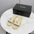CC 26s Slipper Light Beige Sheepskin Tweed 620279