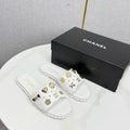 CC 26s Crystal Sandal White Sheepskin 639830