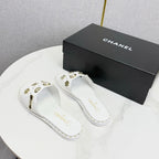 CC 26s Crystal Sandal White Sheepskin 639830