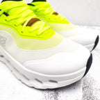 CLOUDTILT 2.0 SNEAKER NEON YELLOW MIX PALE GRAY CALFSKIN AND BREATHABLE MESH