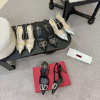 Valentino Slingback Pump High heels Sheepskin 239560