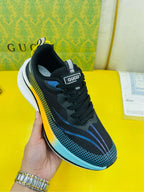 GG Men's Sneaker Black Blue Flywoven Fabric 532009
