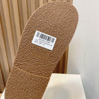 TIPPI SLIDE IN CANVAS & CALFSKIN NATURAL WHITE