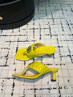 GG THONG SANDALS 55 LEMON CALKSKIN