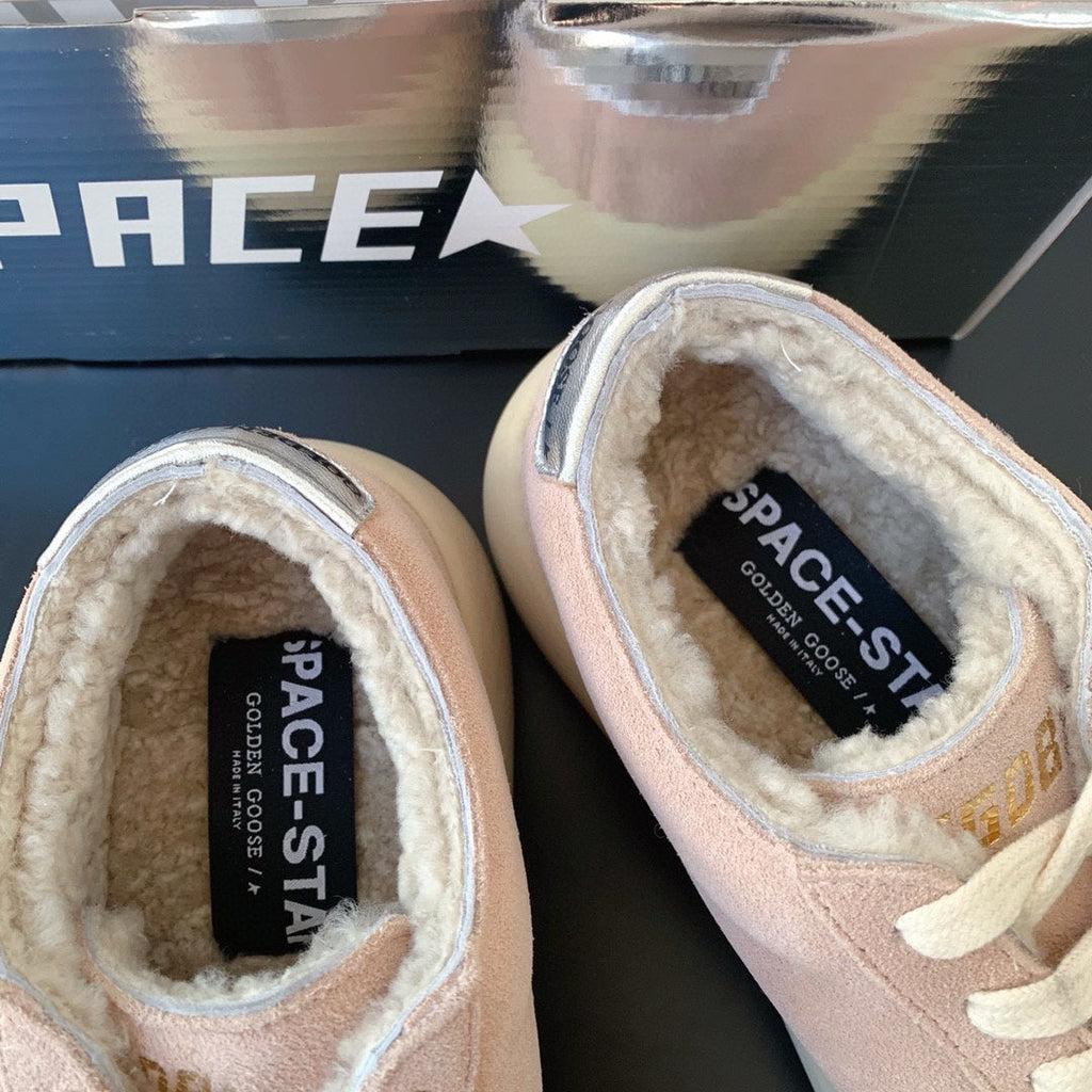SPACE-STAR CUBE SNEAKERS IN PINK SUEDE